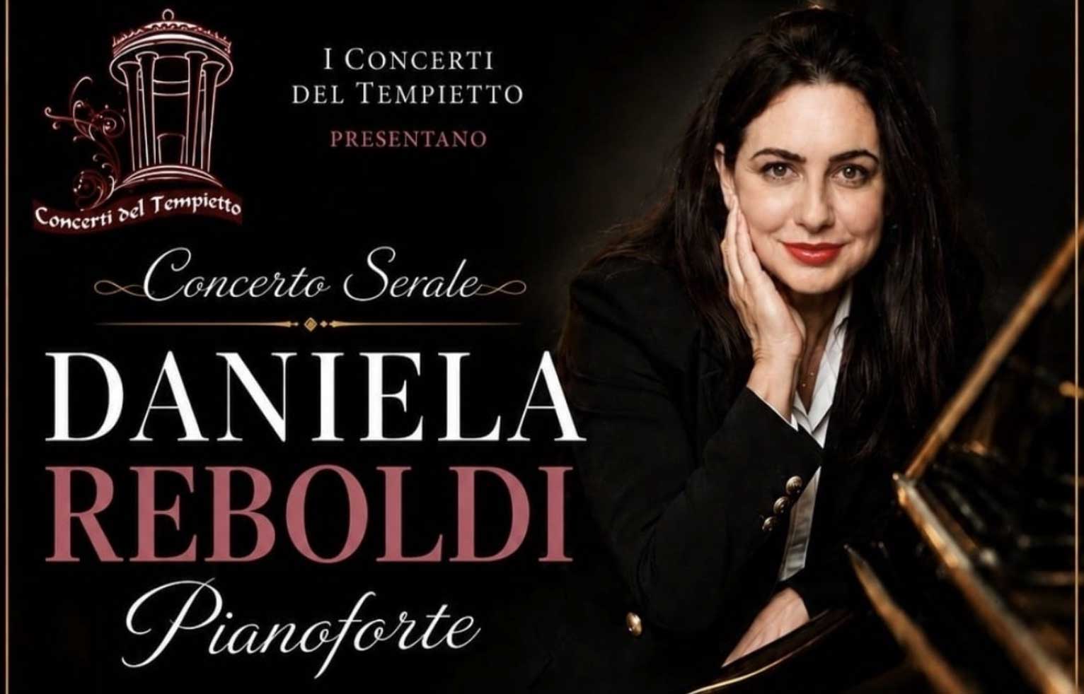 Daniela Reboldi, la pianista approda a Roma per un concerto al Chiostro di Campitelli